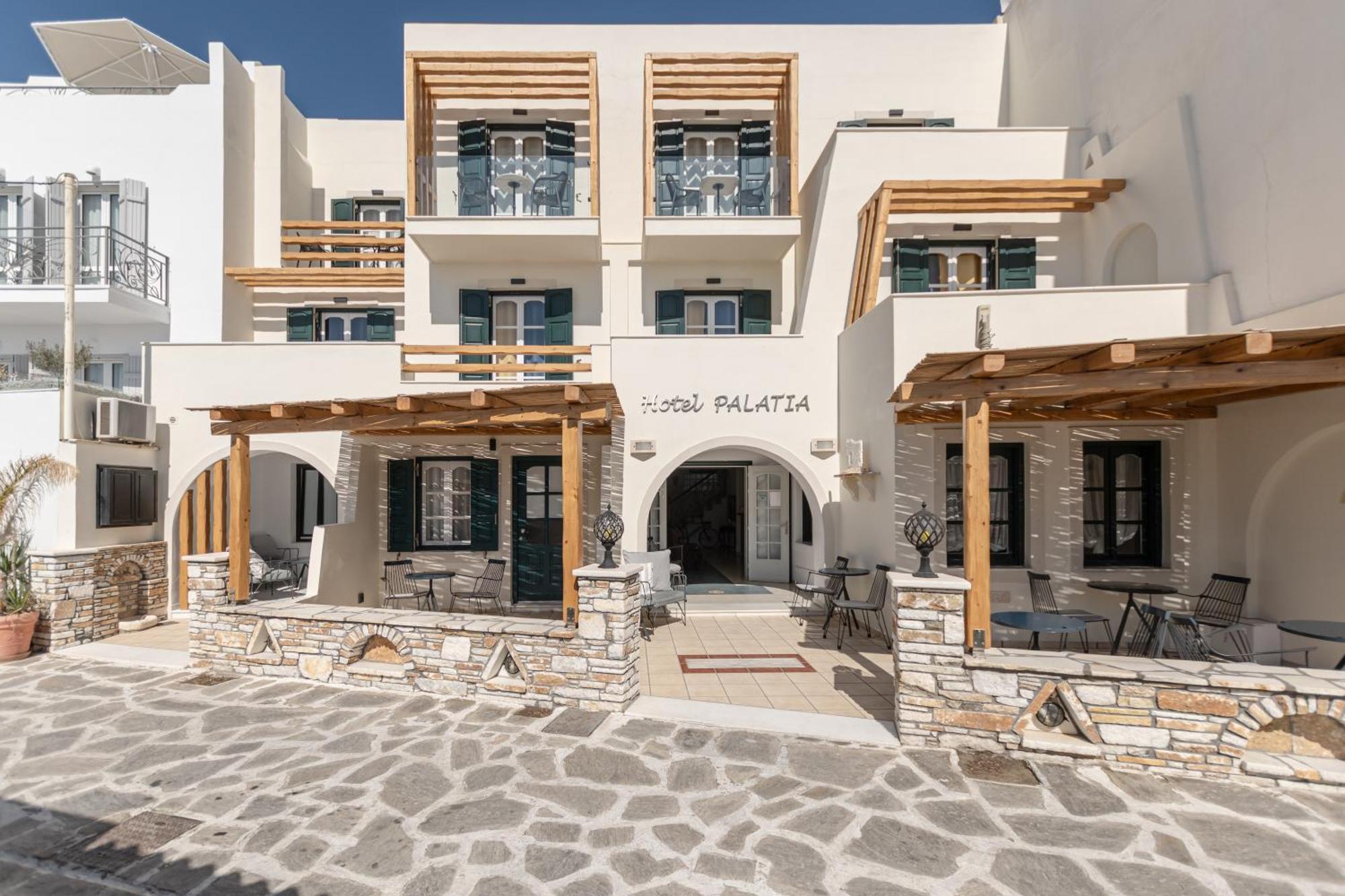 Hotel Palatia Naxos City Bagian luar foto